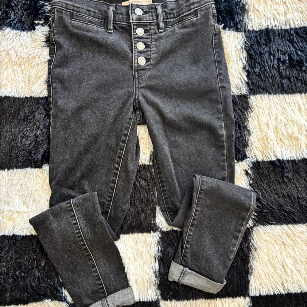 Levi's Women's Dark Gray Boot Cut Jeans